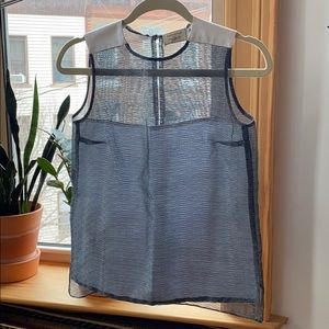 Sheer back sleeveless Maison Kitsune